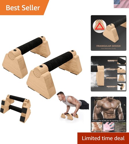 Wooden parallettes for - wooden,